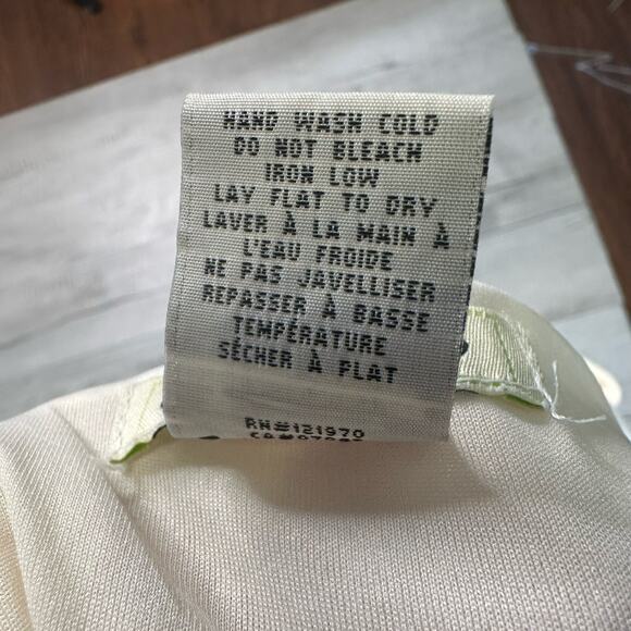 Flying Tomato Aztec/Lace Boho Dress WMN XS Pleated Smocked Stretchy Waist V-neck - Picture 6 of 6